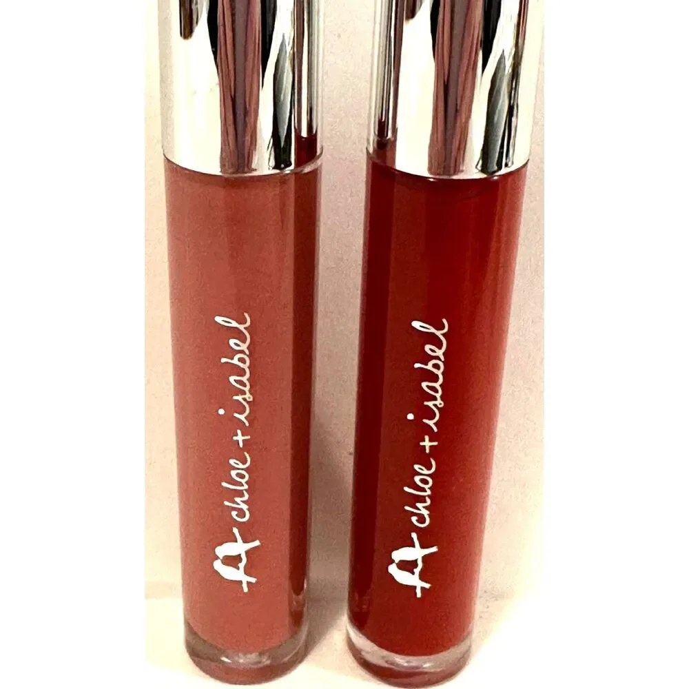 2X Chloe + Isabel Liquid Lipstick Gloss ISABEL/CHLOE-BEL NEW
